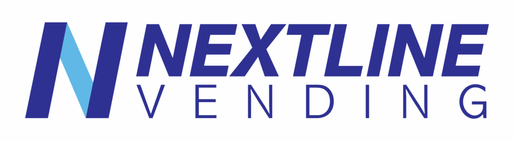 Nextline Vending logo with bold blue N badge and company name