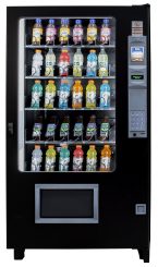 Drink vending machine stocked for workers in Alpine Industrial Area, Grand Rapids